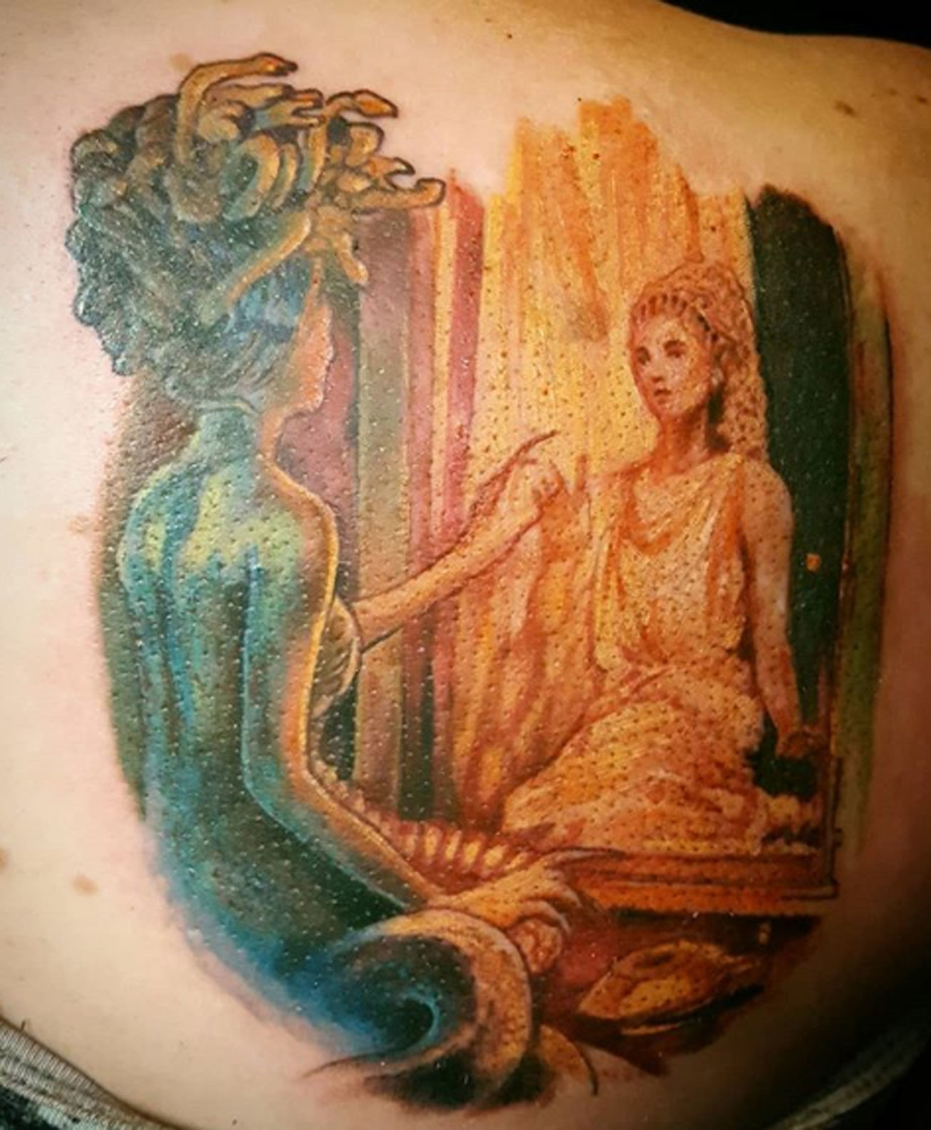 Tattoo Medusa Mirror Luke Schroder
